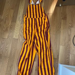 Minnesota Gopher game day overalls